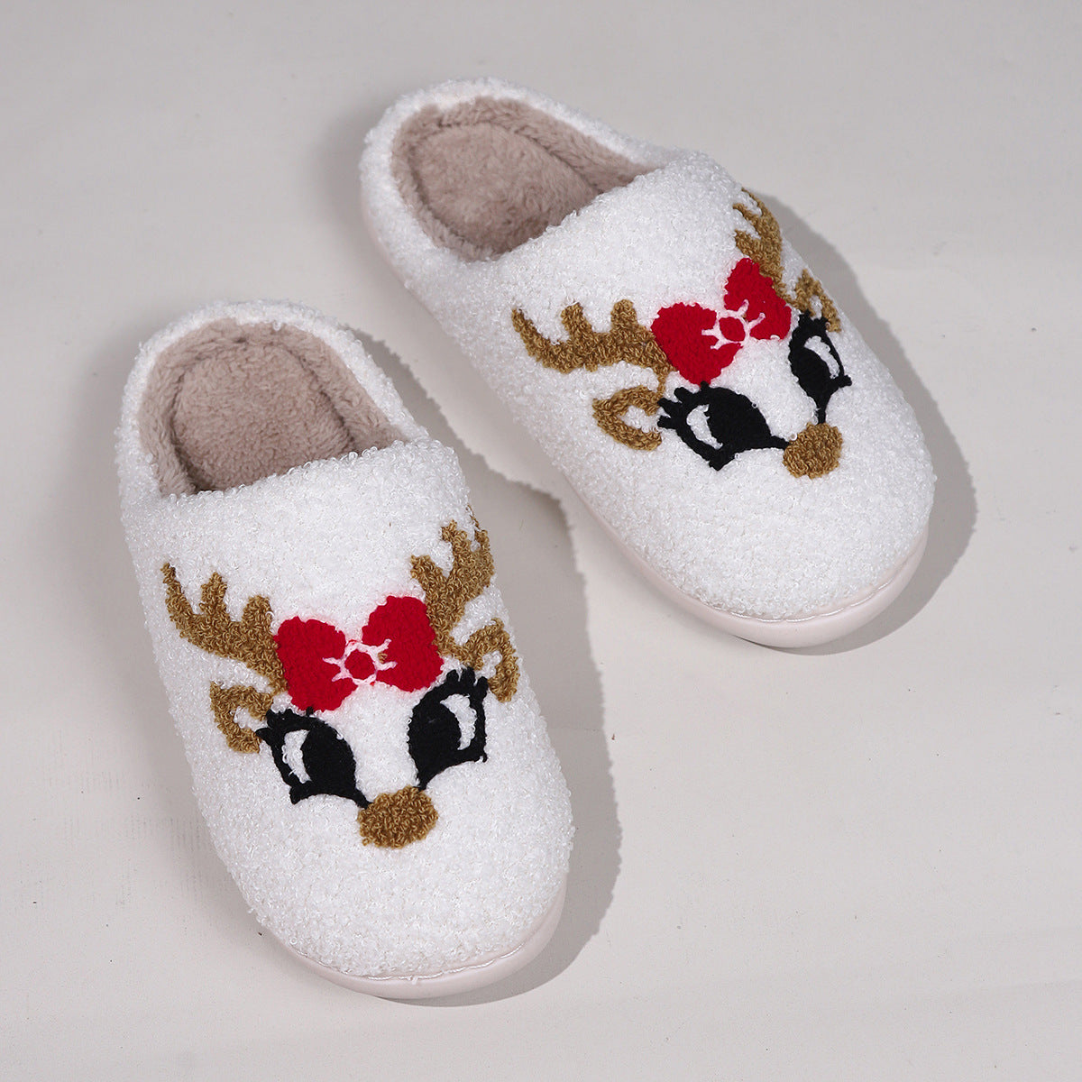 Fox Cozy Plush Warm Slippers