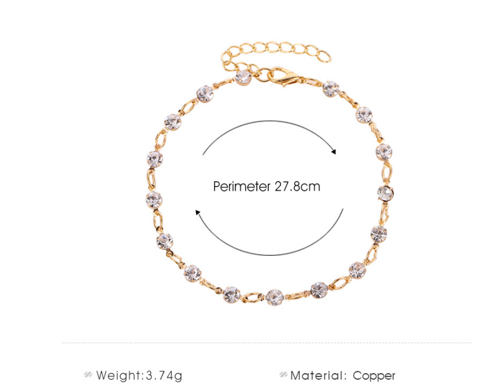 Rhinestone Anklet Ankle Bracelet Footchain