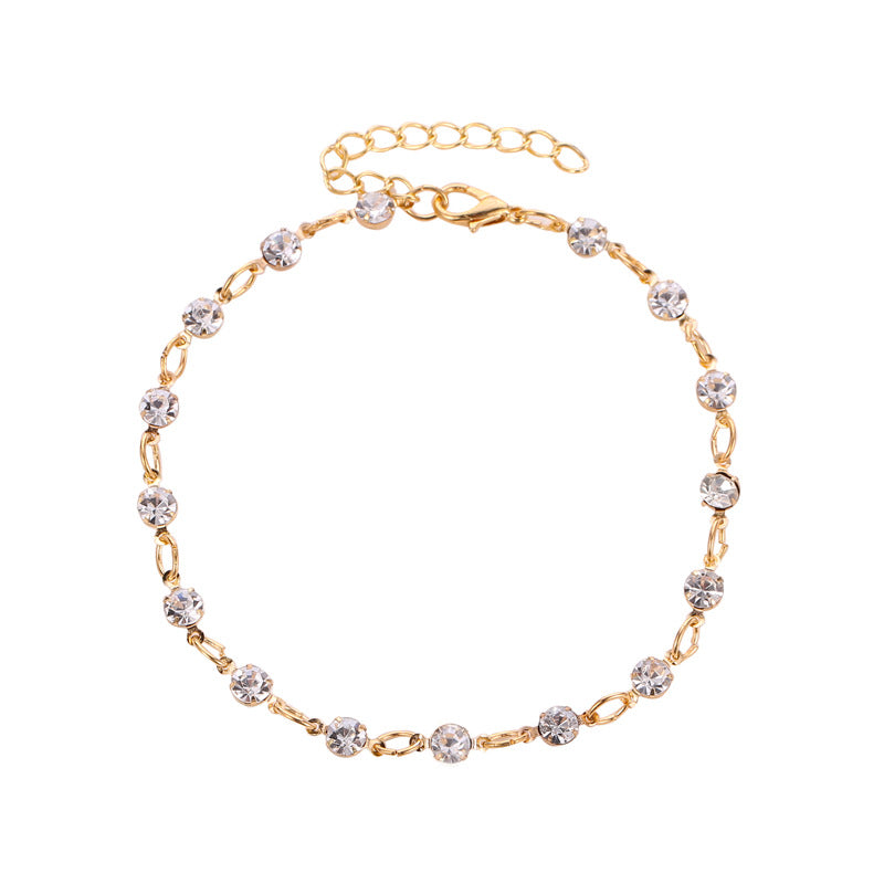 Rhinestone Anklet Ankle Bracelet Footchain