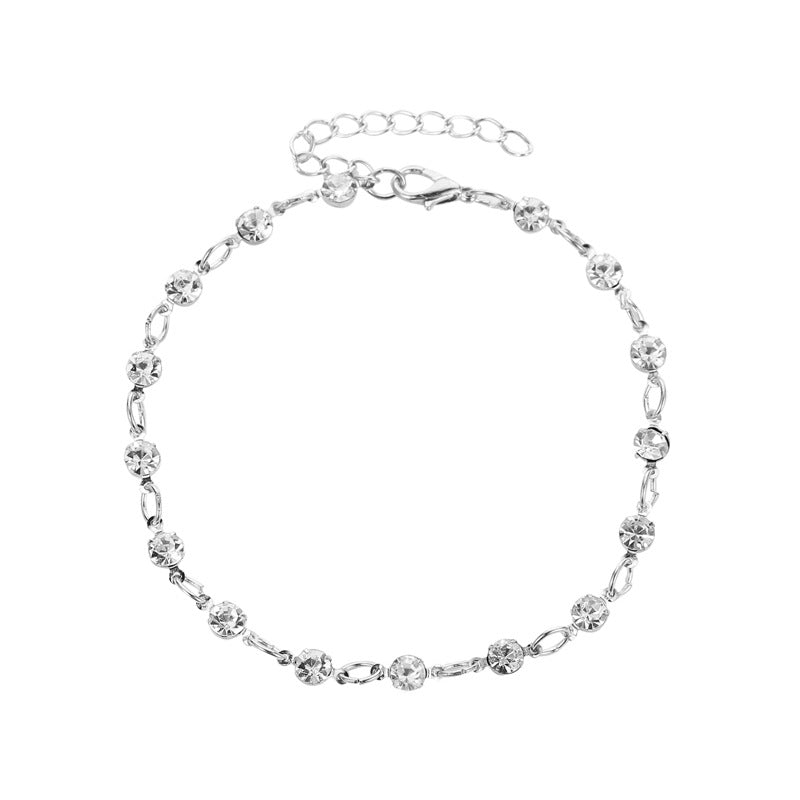 Rhinestone Anklet Ankle Bracelet Footchain