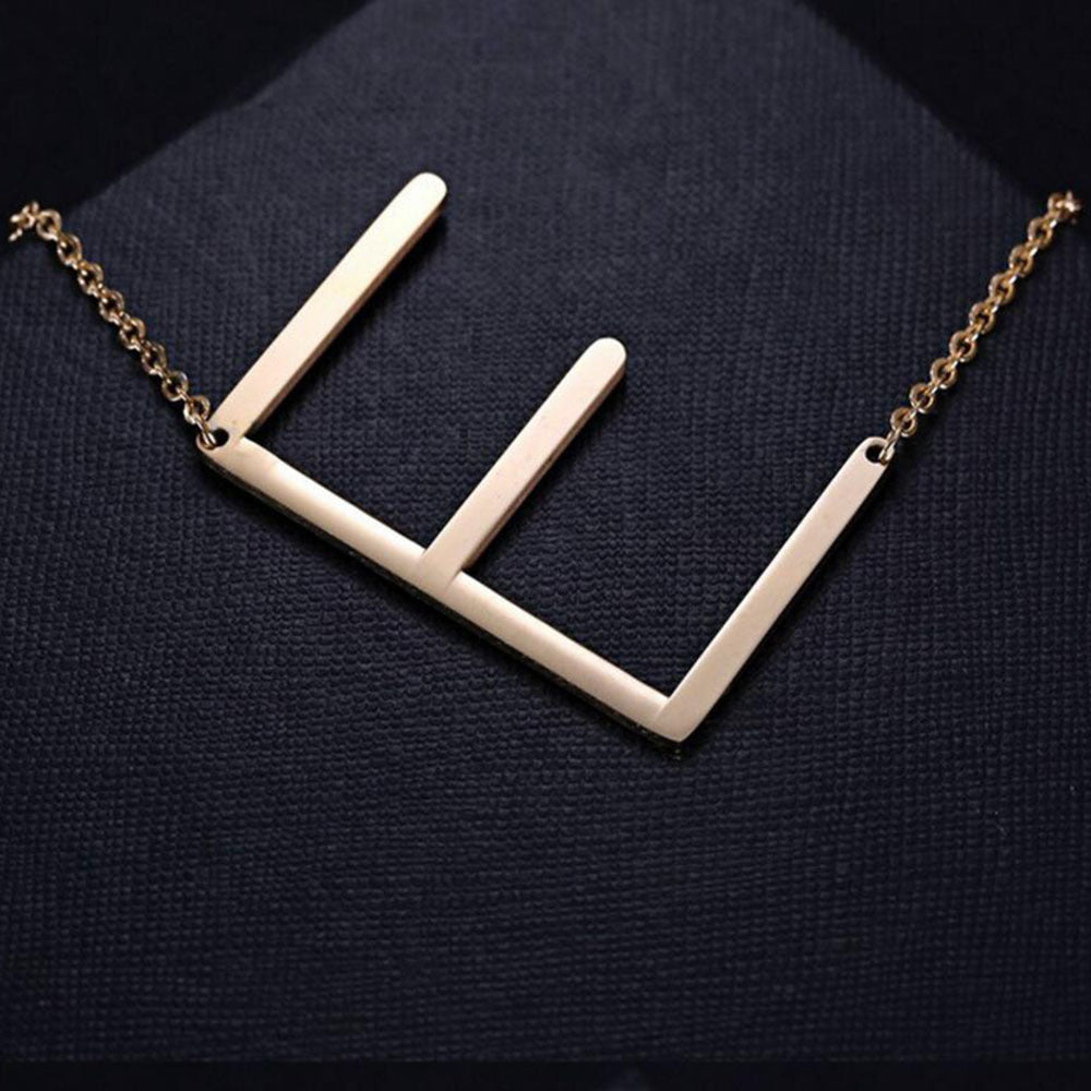 Initial Letter Necklaces