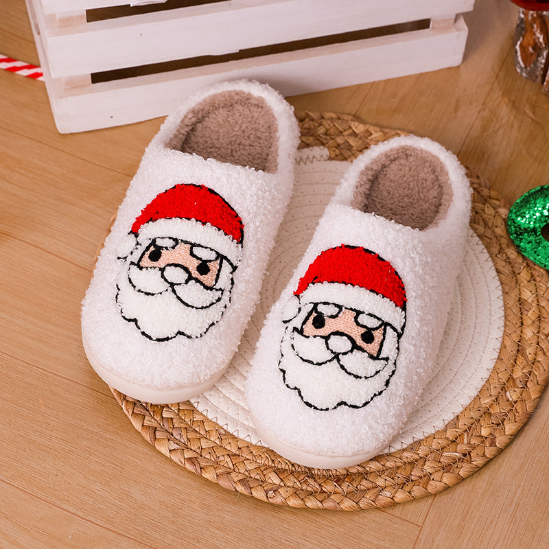 Santa Plush Warm Slippers