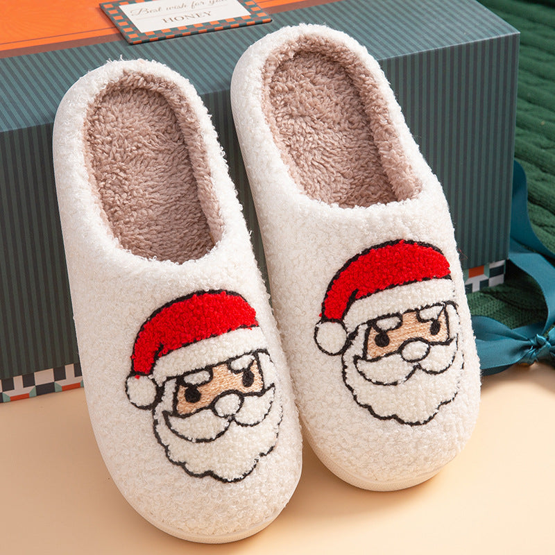 Santa Plush Warm Slippers