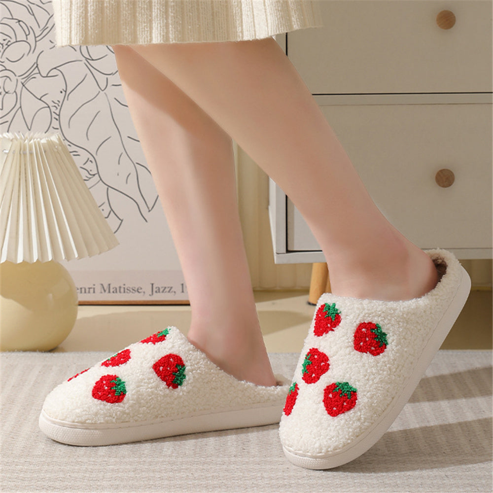 Strawberry Memory Foam Slippers