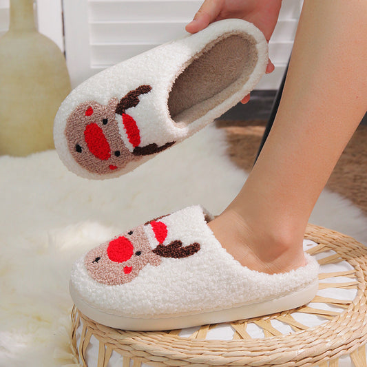 Reindeer Soft Plush Comfy Slipper