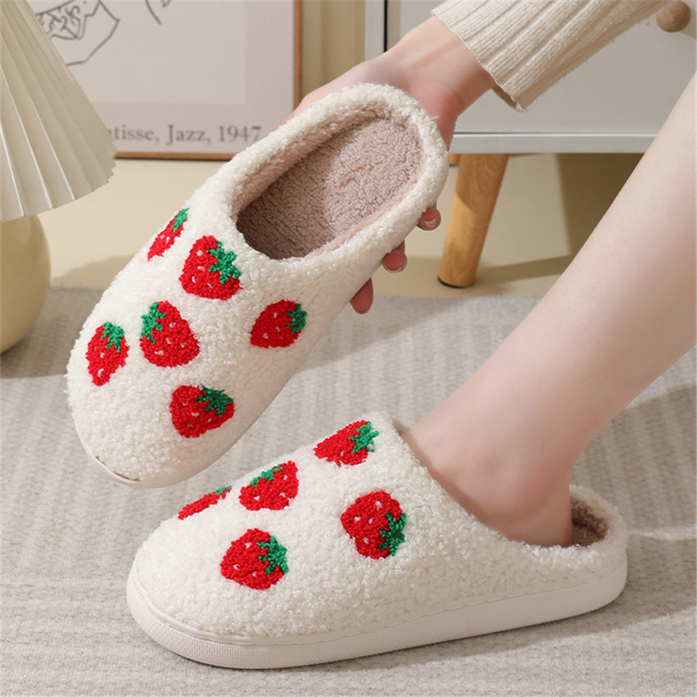 Strawberry Memory Foam Slippers