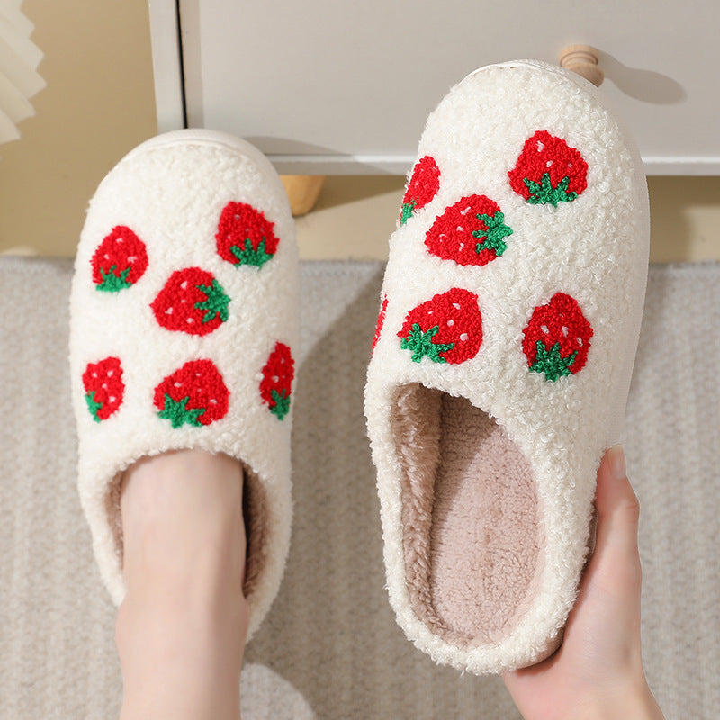 Strawberry Memory Foam Slippers