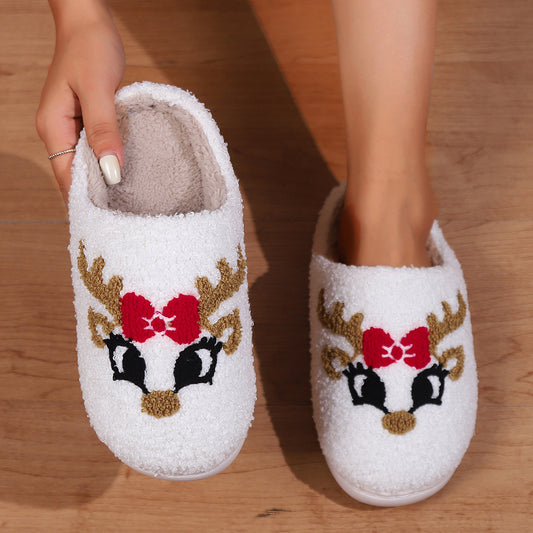 Fox Cozy Plush Warm Slippers