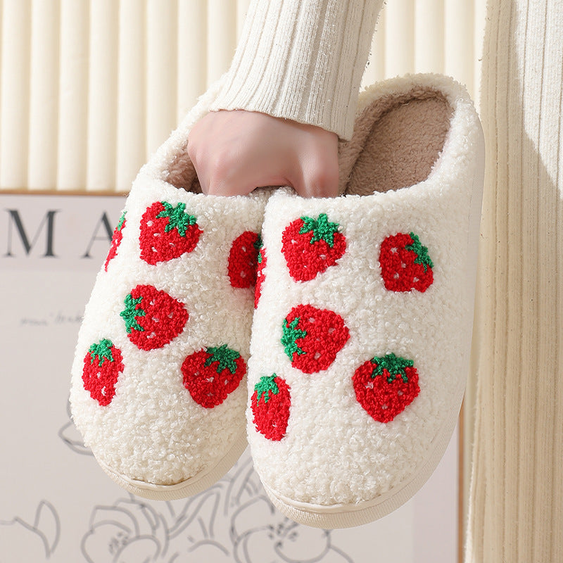 Strawberry Memory Foam Slippers