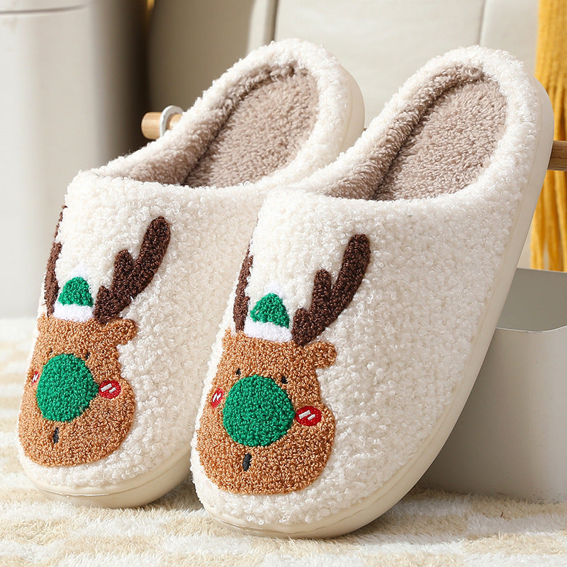 Reindeer Soft Plush Comfy Slipper