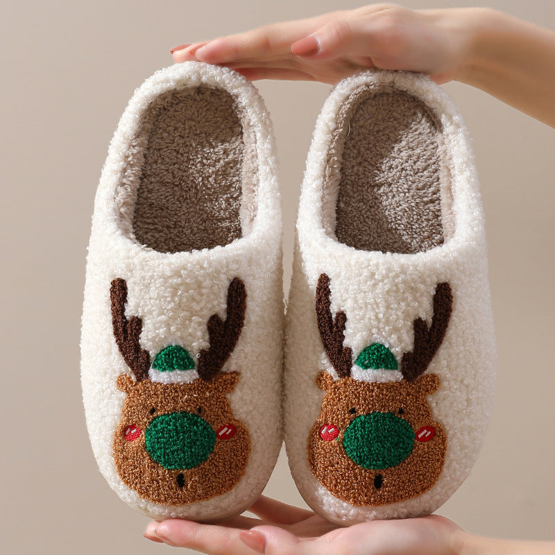 Reindeer Soft Plush Comfy Slipper