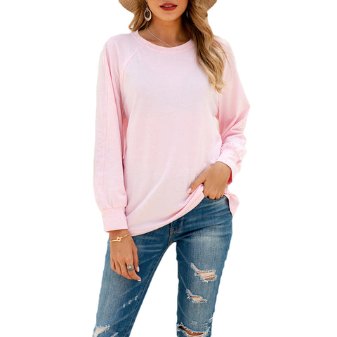Loose Crew Neck Pullover Chic Soft Sweater Loose Crew Neck Pullover Chic Soft Sweater