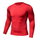 Mens Long Sleeve Compression Athletic Workout Shirt