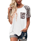 Leopard Shirts with Pocket Tee