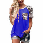 Leopard Shirts with Pocket Tee