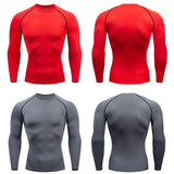 Men Athletic Workout Shirt Base Layer T-Shirt