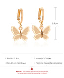 Butterfly Dangle Earrings Drop Earrings